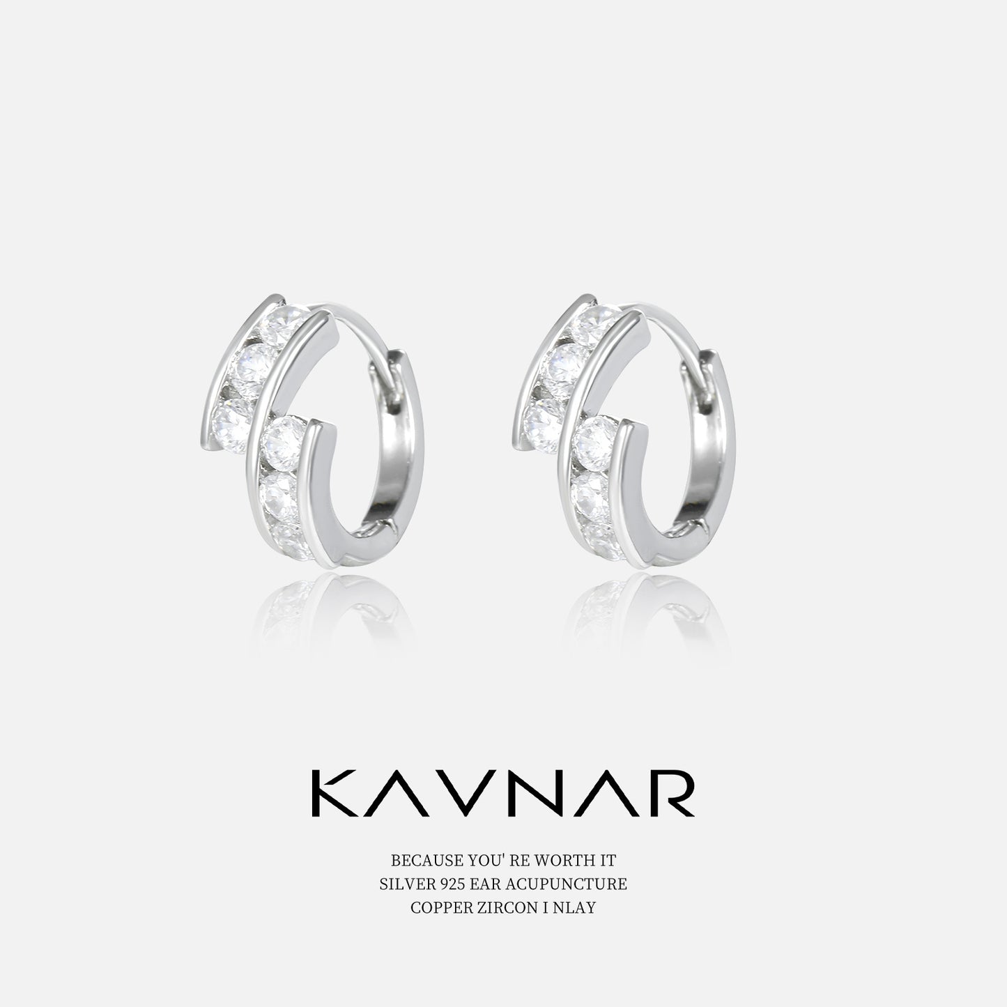 Small and exquisite simple round zircon earrings fashion OL earrings niche high-end sense ladies earrings temperament wholesale