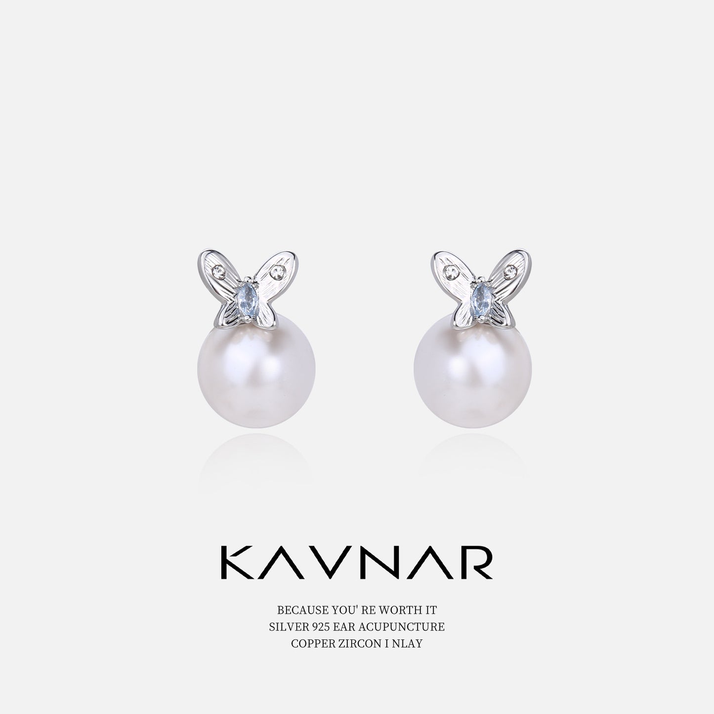 French Romantic Super Fairy Texture Butterfly Pearl Earrings Fashionable Elegant Earrings 925 Sterling Silver Needle Earrings High-End